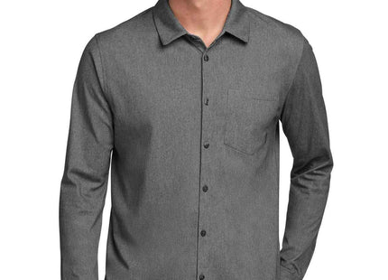 OGIO Extend Long Sleeve ButtonUp OG161 Blacktop Heather