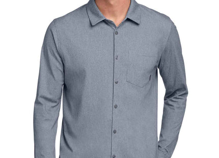 OGIO Extend Long Sleeve ButtonUp OG161 Deep Blue Heather