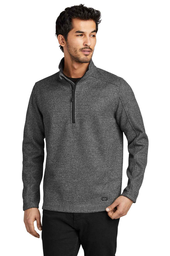 OGIO Grit Fleece 1/2Zip OG729 Diesel Grey Heather