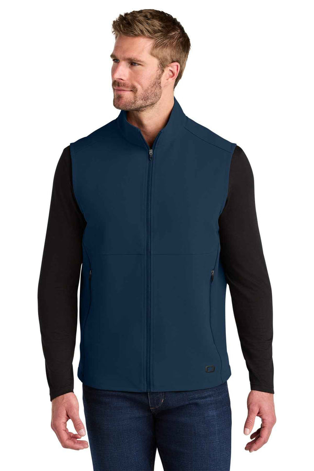 OGIO Kinetic Soft Shell Vest OG741 River Blue Navy