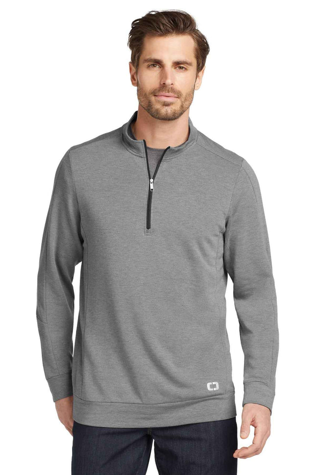 OGIO Luuma 1/2Zip Fleece OG813 Petrol Grey Heather