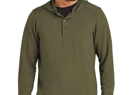 OGIO Luuma Flex Hooded Henley OG826 Deep Olive
