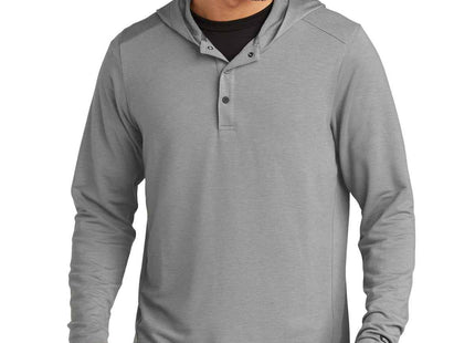 OGIO Luuma Flex Hooded Henley OG826 Petrol Grey Heather