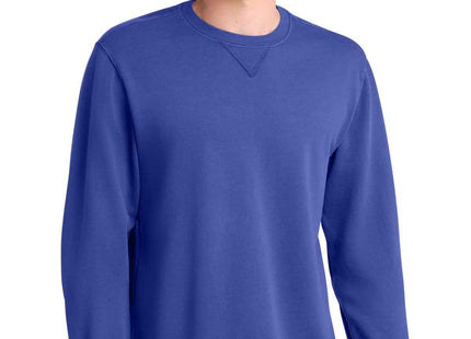 Port & Co Beach Wash GarmentDyed Crewneck Sweatshirt PC098