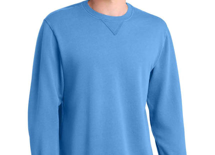 Port & Co Beach Wash GarmentDyed Crewneck Sweatshirt PC098