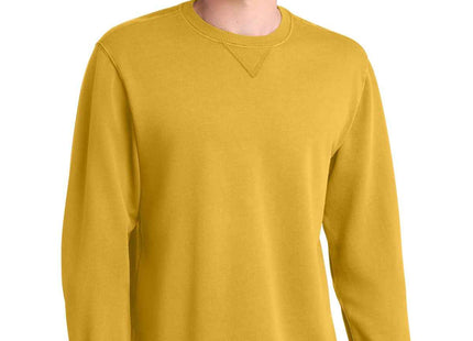 Port & Co Beach Wash GarmentDyed Crewneck Sweatshirt PC098