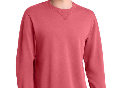 Port & Co Beach Wash GarmentDyed Crewneck Sweatshirt PC098