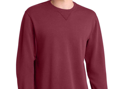 Port & Co Beach Wash GarmentDyed Crewneck Sweatshirt PC098