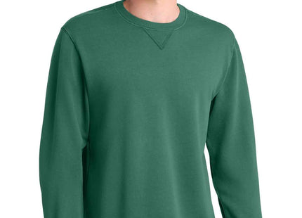 Port & Co Beach Wash GarmentDyed Crewneck Sweatshirt PC098