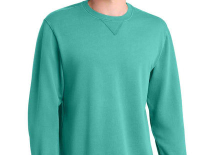 Port & Co Beach Wash GarmentDyed Crewneck Sweatshirt PC098