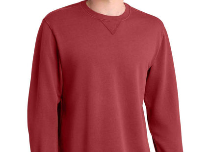 Port & Co Beach Wash GarmentDyed Crewneck Sweatshirt PC098