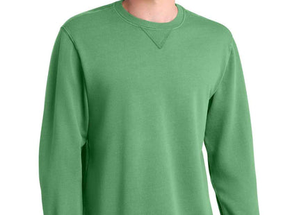 Port & Co Beach Wash GarmentDyed Crewneck Sweatshirt PC098