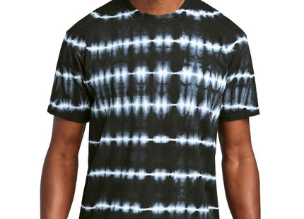 Port & Co Allover Stripe TieDye Tee PC142
