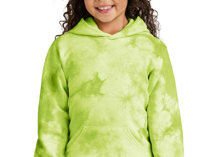 Port & Co Youth Crystal TieDye Pullover Hoodie PC144Y