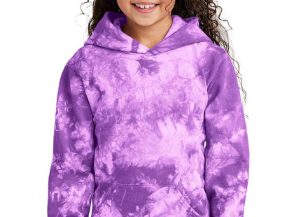 Port & Co Youth Crystal TieDye Pullover Hoodie PC144Y