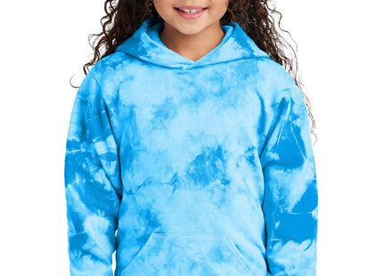 Port & Co Youth Crystal TieDye Pullover Hoodie PC144Y