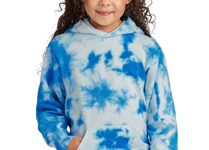 Port & Co Youth Crystal TieDye Pullover Hoodie PC144Y
