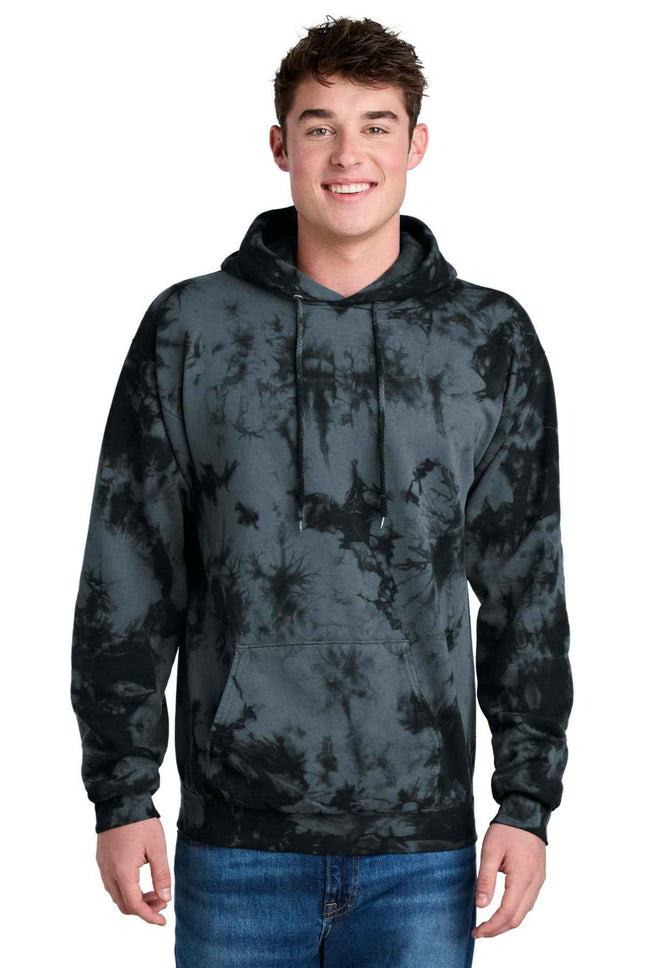 Port & Co Crystal TieDye Pullover Hoodie PC144