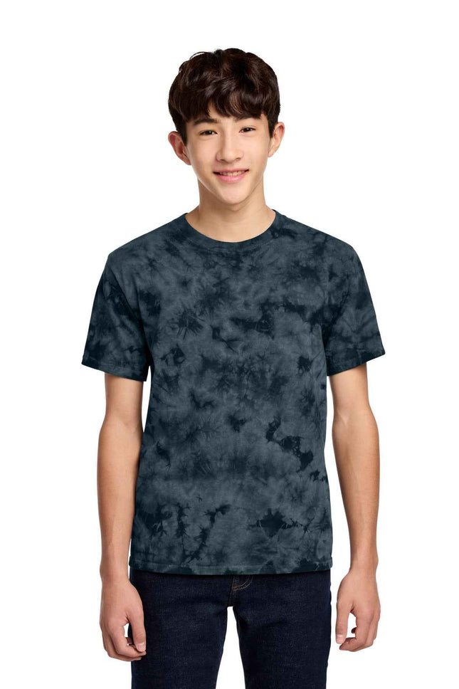 Port & Co Youth Crystal TieDye Tee PC145Y