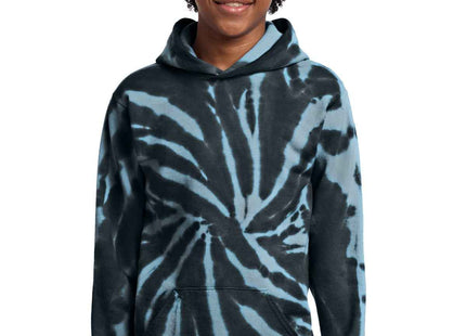 Port & Co Youth TieDye Pullover Hooded Sweatshirt PC146Y
