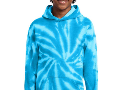 Port & Co Youth TieDye Pullover Hooded Sweatshirt PC146Y