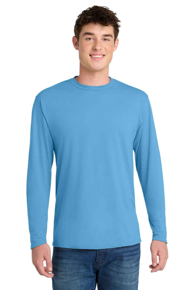 Port & Co Long Sleeve Performance Blend Tee PC381LS