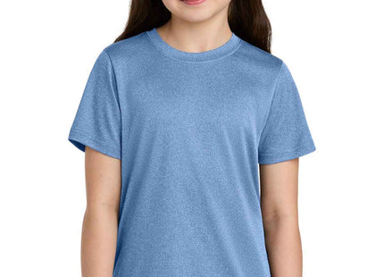 Port & Co Youth Heather Performance Tee PC390Y