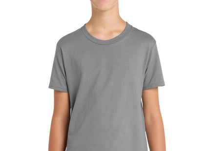 Port & Co Youth Fan Favorite Tee PC450Y Medium Grey