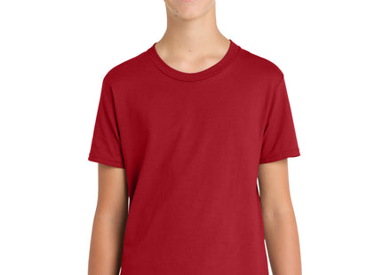 Port & Co Youth Fan Favorite Tee PC450Y Team Cardinal