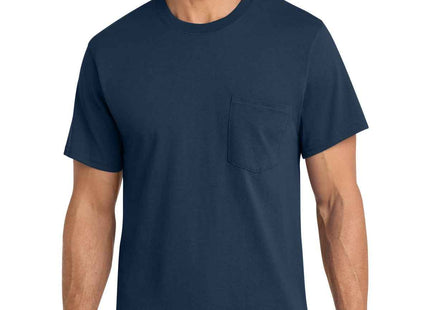Port & Co Core Cotton Pocket Tee PC54P