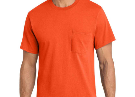 Port & Co Core Cotton Pocket Tee PC54P
