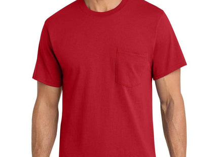 Port & Co Core Cotton Pocket Tee PC54P