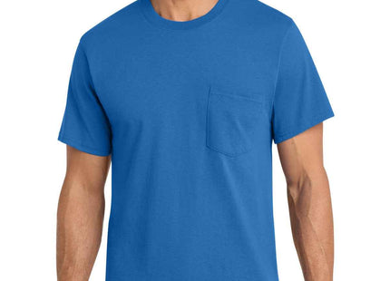 Port & Co Core Cotton Pocket Tee PC54P