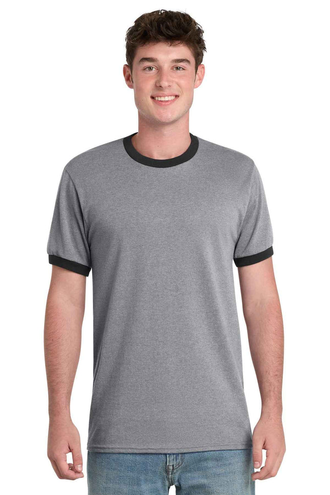 Port & Co Core Cotton Ringer Tee PC54R