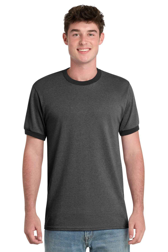 Port & Co Core Cotton Ringer Tee PC54R