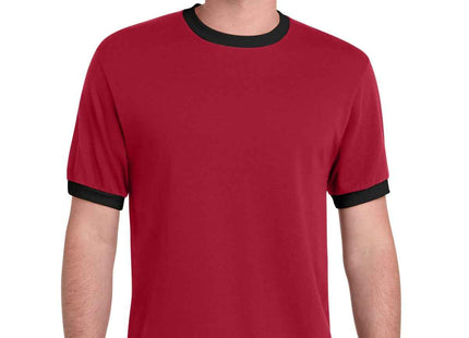 Port & Co Core Cotton Ringer Tee PC54R