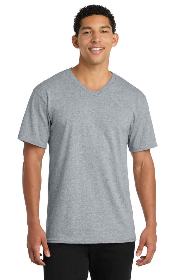 Port & Co Core Cotton VNeck Tee PC54V