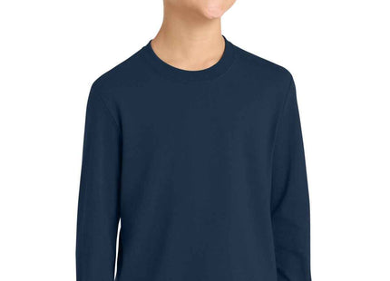 Port & Co Youth Long Sleeve Core Cotton Tee PC54YLS