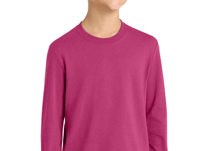 Port & Co Youth Long Sleeve Core Cotton Tee PC54YLS