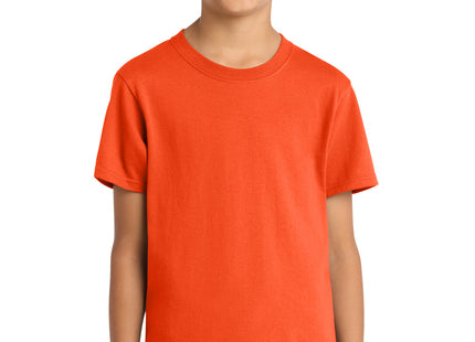 Port & Co Youth Core Cotton Tee PC54Y Orange