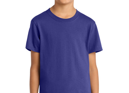 Port & Co Youth Core Cotton Tee PC54Y Purple