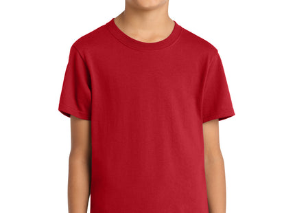 Port & Co Youth Core Cotton Tee PC54Y Red