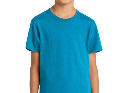 Port & Co Youth Core Cotton Tee PC54Y Sapphire