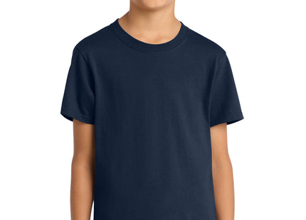 Port & Co Youth Core Cotton Tee PC54Y True Navy