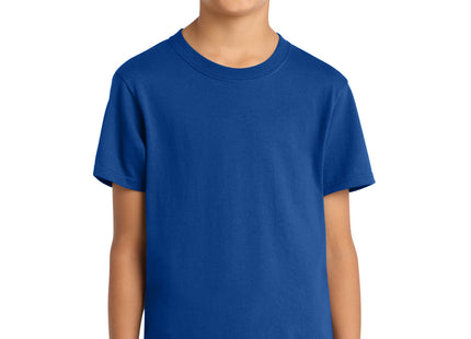 Port & Co Youth Core Cotton Tee PC54Y True Royal