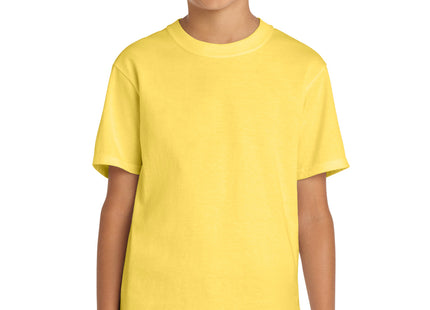 Port & Co Youth Core Cotton Tee PC54Y Yellow