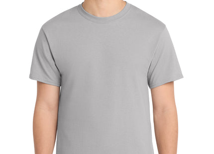 Port & Co Core Cotton Tee PC54 Silver