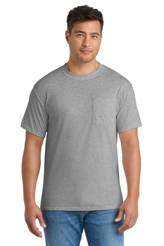 Port & Co Tall Core Blend Pocket Tee PC55PT