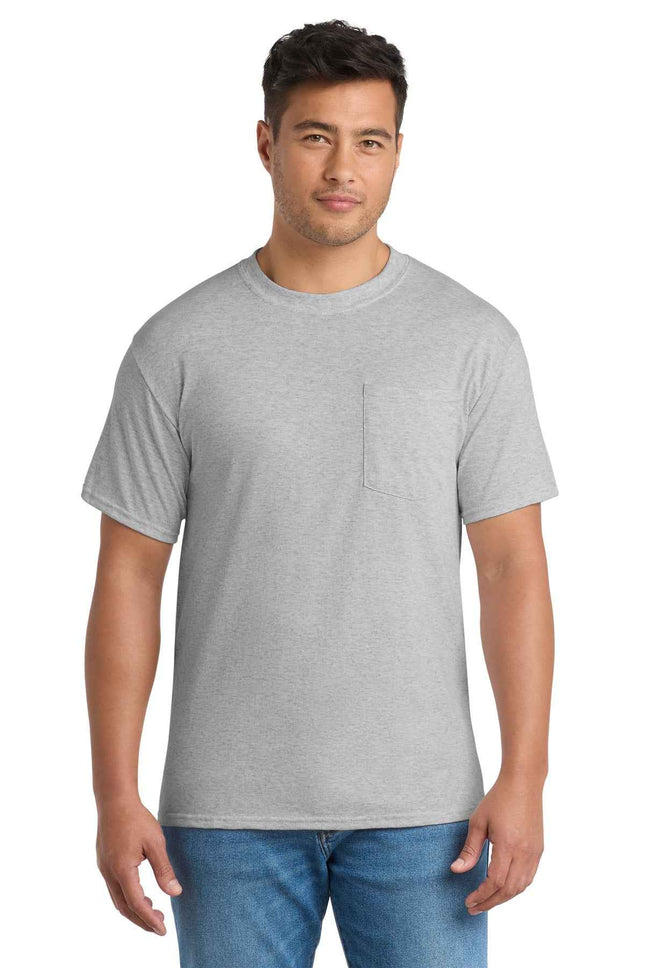 Port & Co Core Blend Pocket Tee PC55P