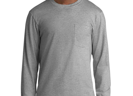 Port & Co Tall Long Sleeve Essential Pocket Tee PC61LSPT